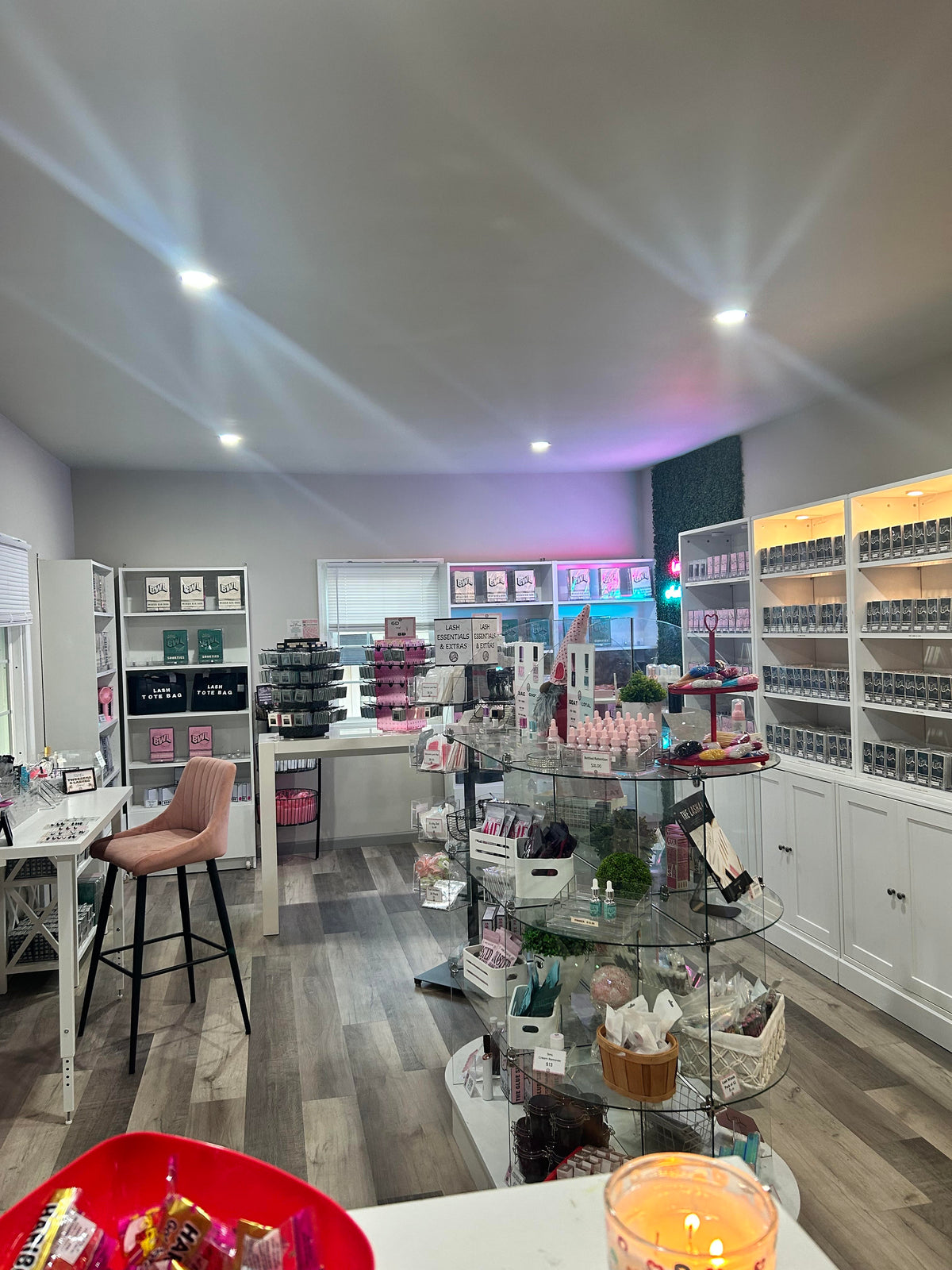 Inside the Beyoutiful Wandz store in Marietta