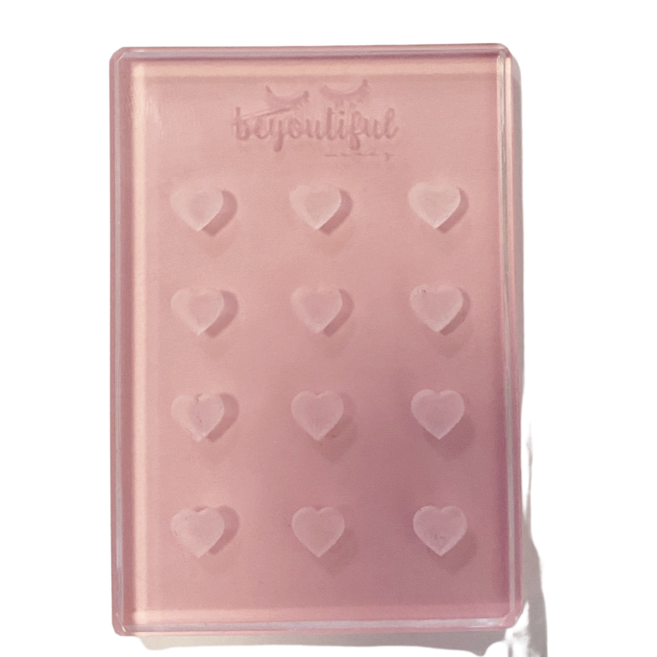 Heart Glass Pallets.