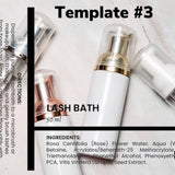 Cleanser Labels With Your Logo