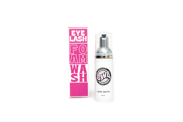 BWL foam lash wash and cleanser