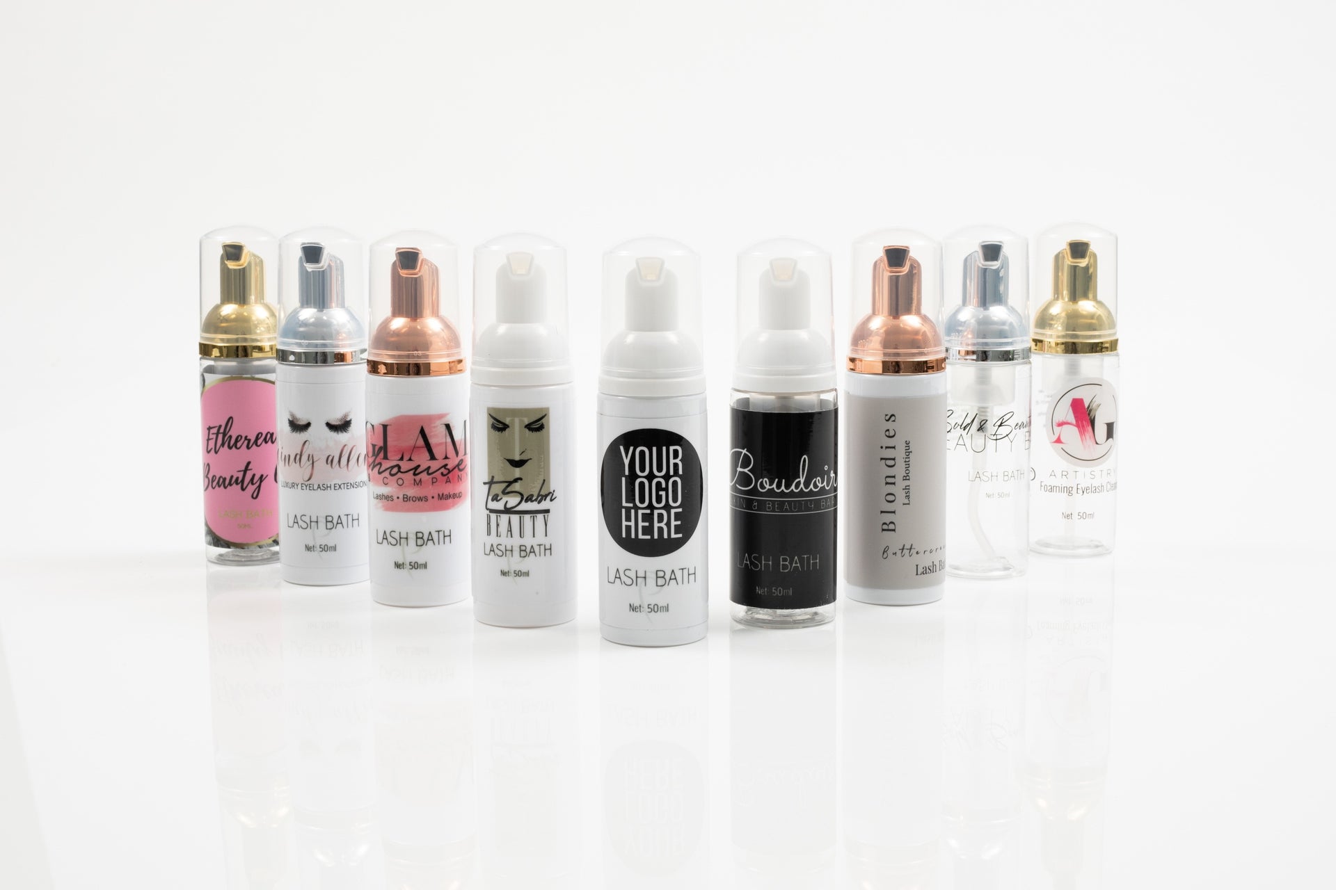 Custom Foam Bottles with Your Logo